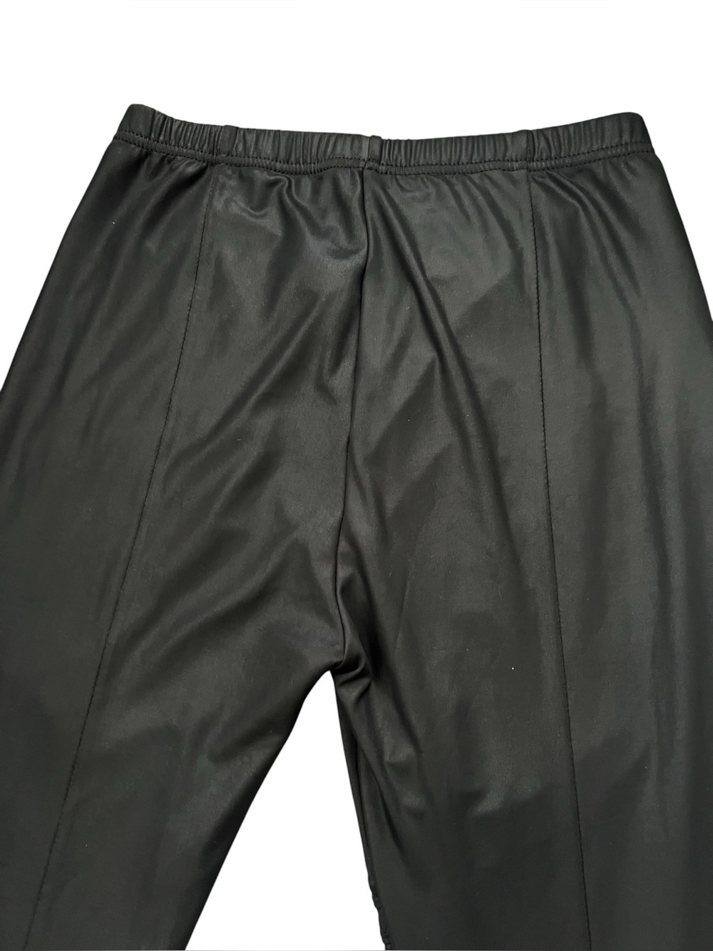 PLUSH Fleece Lined Faux Leather Moto Leggings - Picture 7 of 10